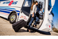 Interbus coach services connecting Corvera airport to coastal and golf resorts in the Costa Calida