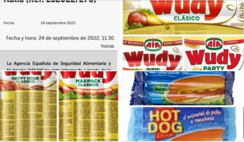 <span style='color:#780948'>ARCHIVED</span> - Listeria discovered in popular sausages sold all over Spain