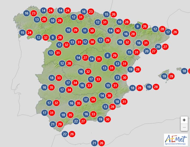 October hot spell continues: Spain weather forecast Oct 2-5