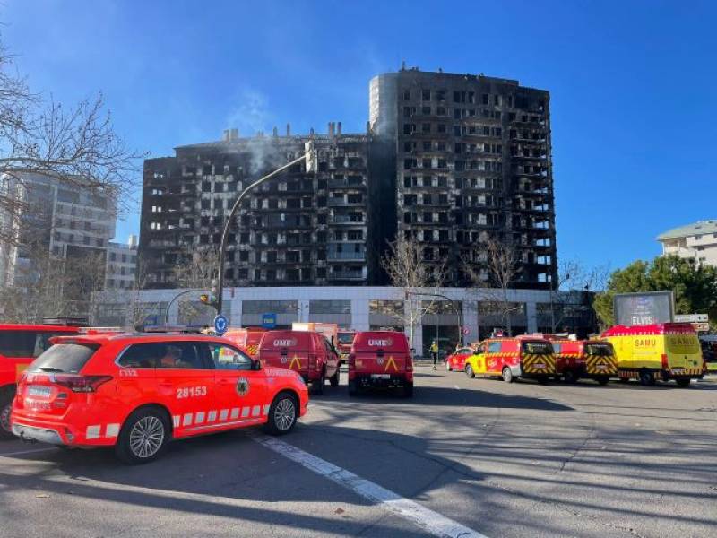 ! Murcia Today - Valencia Tower Block Fire Death Toll Rises To Nine