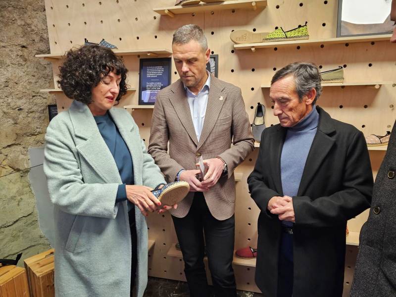 Caravaca brand Peregrina espadrilles sells shoes for Holy Jubilee Year