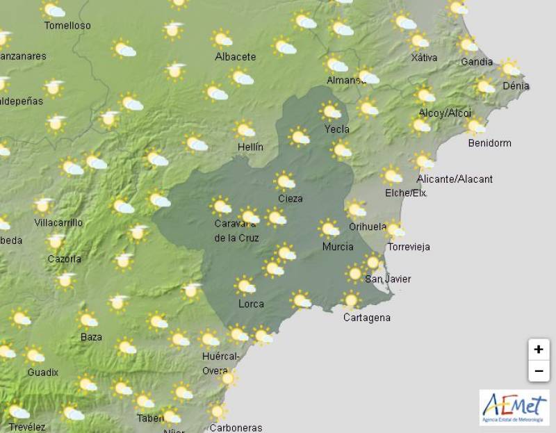 Murcia weekly weather forecast: August 26-29