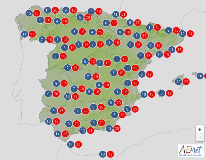 Wet but warm this week: Spain weather forecast February 17-20