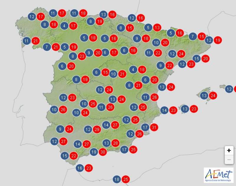 Spain is heating up: Weekend weather forecast April 24-28