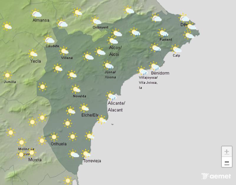 Batten down the hatches!: Alicante weather forecast September 8-11