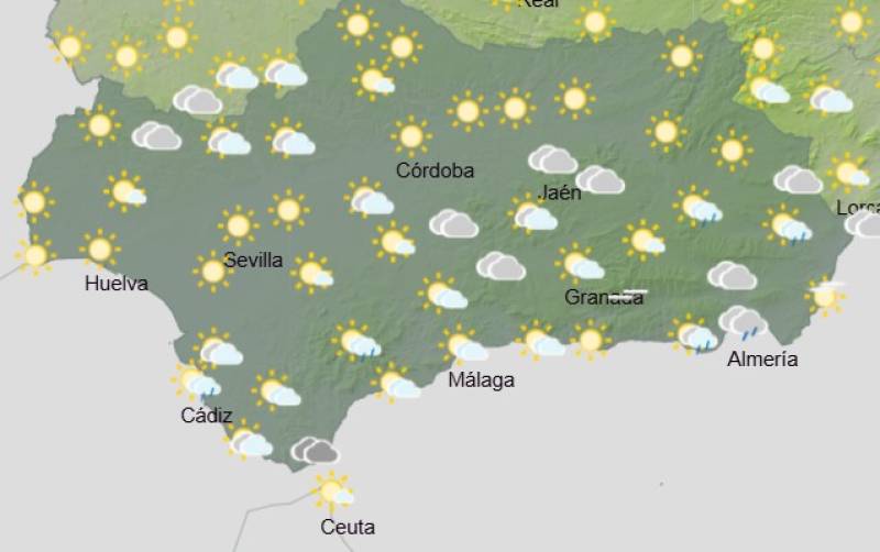 Andalucía weekend weather forecast September 25-28: Sunshine, cloud and the odd shower