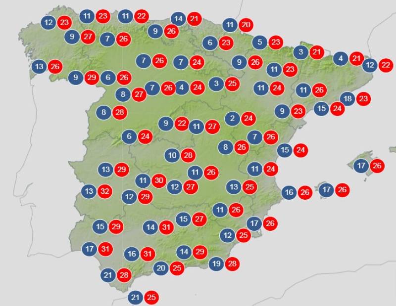 Spain weekly weather forecast September 29-October 2: Torrential downpours in east, clearing skies midweek