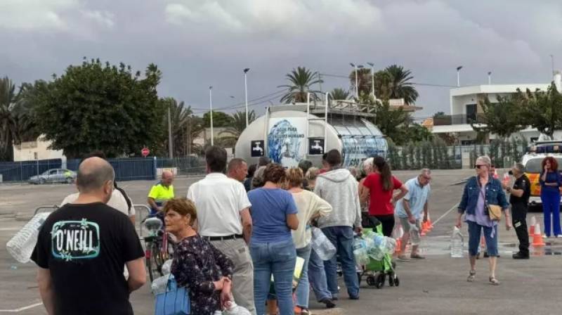 Water completely cut in these Mar Menor towns on Tuesday October 14