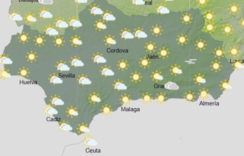 Andalucía weekly weather forecast November 17-20: A cool, unsettled week with rain, sun and chilly mornings