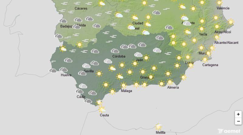 Stormy start and end to the week: Andalucía weather forecast December 29 - January 4