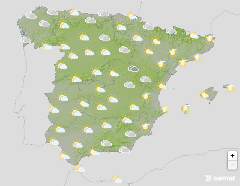 Wind drops, but so do temperatures: Spain weather forecast January 12-15