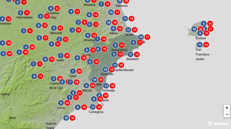 Windy end to January before a damp start to February: Alicante weather forecast January 29-February 1
