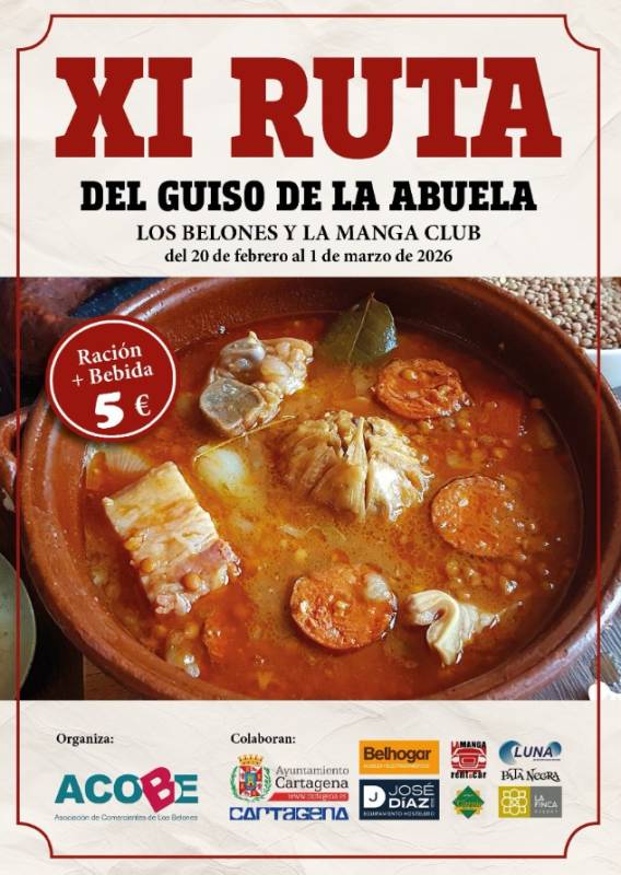 February 20 to March 1 Traditional stews and tapas route in Los Belones