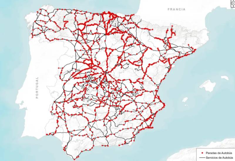 Spain slashes bus fares by 22% on dozens of national routes