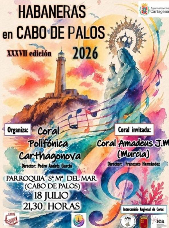 July 18 Noche de las Habaneras concert in Cabo de Palos