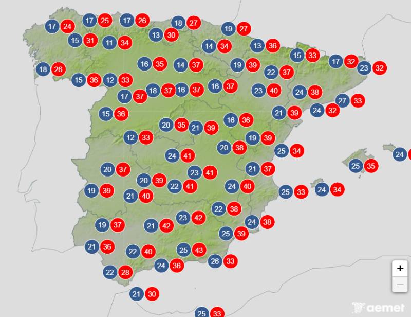 Third summer heatwave hits Spain: Weather forecast July 20-23