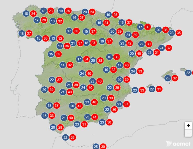 Spain braces for another blast of 40ºC heat: Weather forecast July 27-30