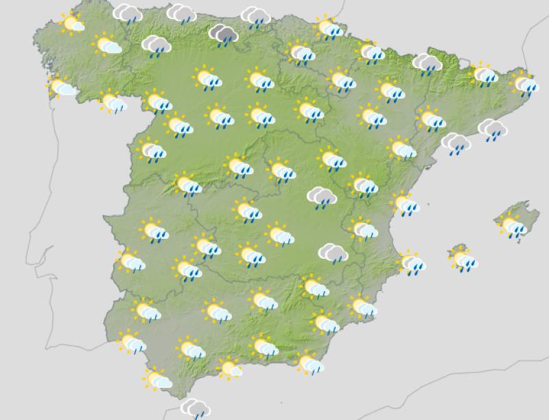 Spain weekend weather forecast October 1-4: Mediterranean storms intensify as the unsettled pattern rolls on