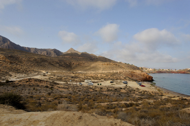 Mazarrón beaches: Playa Cueva de Lobos, nudist beach